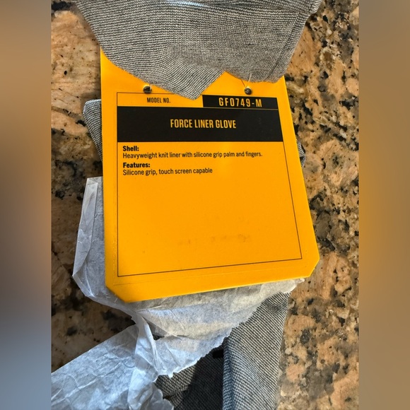 Carhartt mens Heavyweight Force Liner Glove - Picture 7 of 7